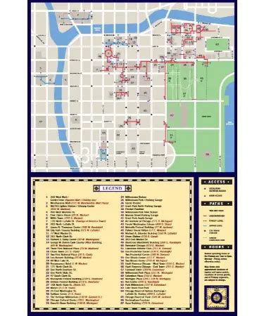 🗺 Chicago Pedway Map PDF - Free Download (PRINTABLE)