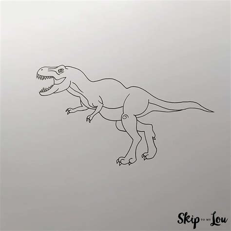 Share 242+ dinosaur easy drawing latest - nanoginkgobiloba.vn