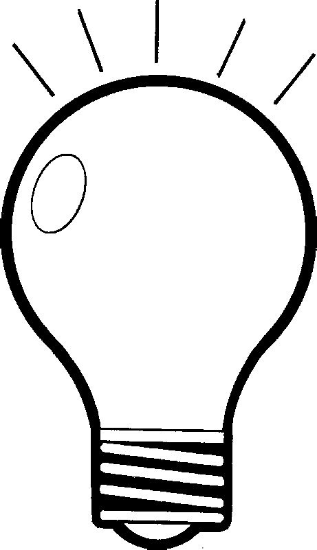 Free Light Bulb Black And White Clipart, Download Free Light Bulb Black And White Clipart png ...