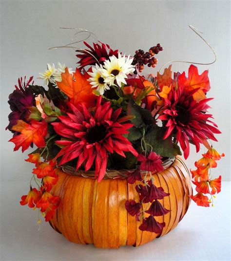 Fall Flower Arrangements Ideas , Fall Pumpkin Centerpieces, Fall Wedding Centerpieces, Wedding ...