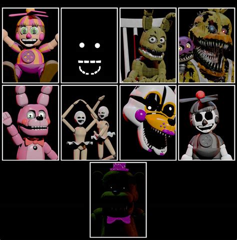 Fnaf UCN Dee Dee's Roster (SFM Poster) by JackTheArtist2006 on DeviantArt