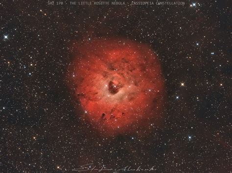 SH2 170 - THE LITTLE ROSETTE NEBULA - CASSIOPEIA CONSTELLATION (Stefano Attalienti) - AstroBin