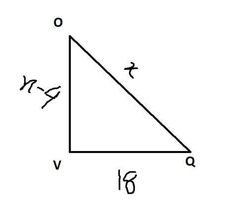 geometry - how would i find the radius with the chord length and the ...