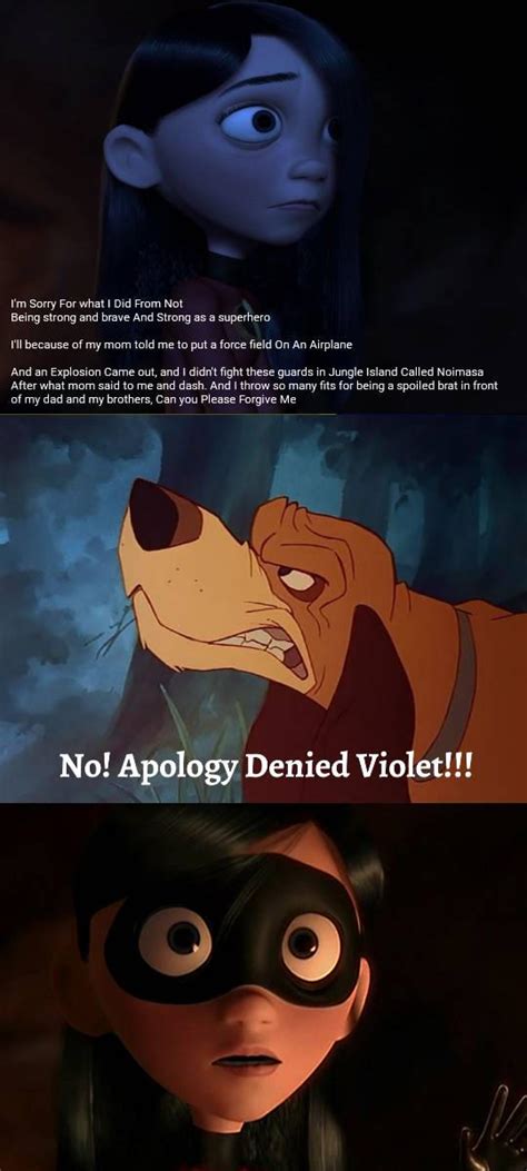 Copper Denies Violet parr's Apology by taztaz12 on DeviantArt