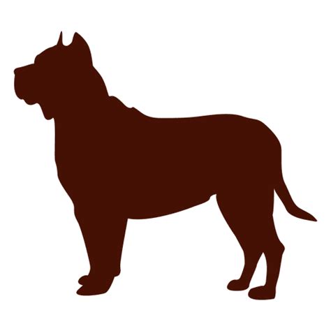 Pitbull Dog Silhouette PNG & SVG Design For T-Shirts