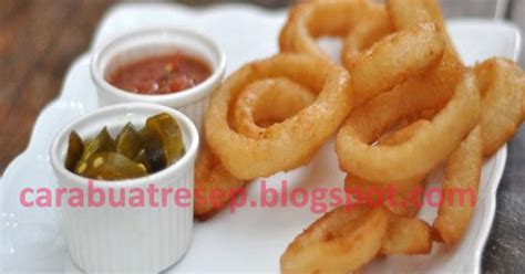 CARA MEMBUAT BAWANG BOMBAY GORENG ONION RING | Resep Masakan Indonesia