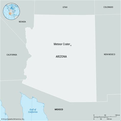 Meteor Crater | Arizona, Map, & Facts | Britannica