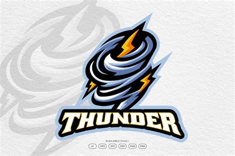 Thunder Bolt Logo, Graphic Templates - Envato Elements