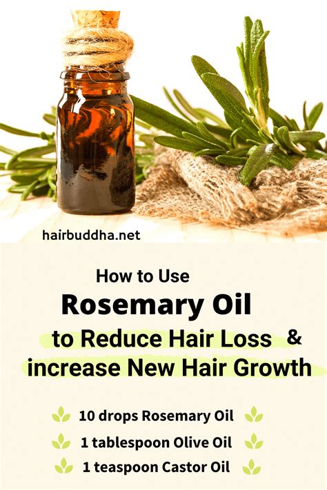 Rosemary Oil to Reduce Hair Loss (and Increase New Growth) - hair buddha #HairLossTreatmentBerl ...