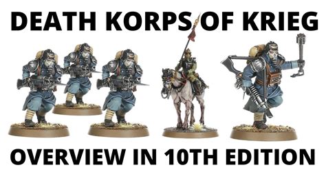 Death Korps of Krieg - an Overview in 10th Edition Warhammer 40K ...