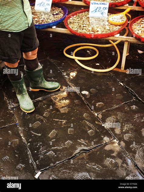 Seafood market, Naples Italy Stock Photo - Alamy