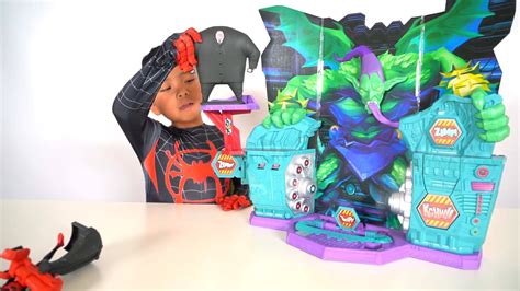 Spider-Man Spider-Verse Super Collider Playset Unboxing Fun With CKN Toys | By Kids