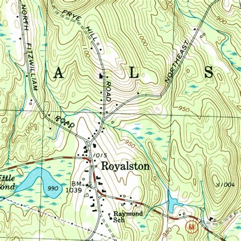 Royalston, MA-NH (1971, 25000-Scale) Map by United States Geological Survey | Avenza Maps