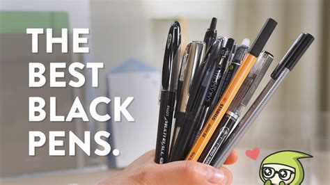 Are your favorite black pens on our list? Watch this video to find out ...