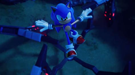 Sonic Frontiers: Im "Showdown"-Trailer sehen wir gigantische Gegner ...