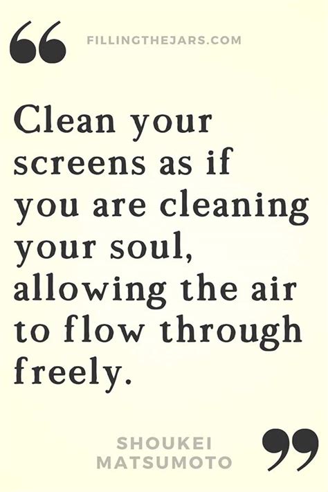 Motivational Quotes For Cleaning: 20 Positive Clean Home Sayings | Filling the Jars