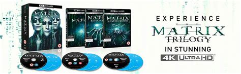 Amazon.com: The Matrix Trilogy [4K Ultra-HD] [1999] [Blu-ray] [4K UHD ...