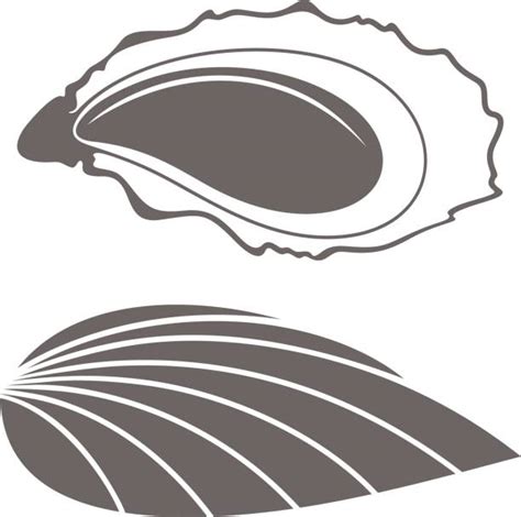 Oysters Silhouettes Illustrations, Royalty-Free Vector Graphics & Clip Art - iStock