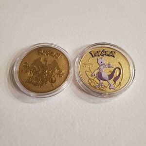 Gold Pokemon Coins Full Metal Heavy - Etsy