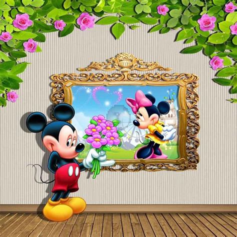 Cartoon Characters Computer Printed Photography Backdrop, S-159 ...