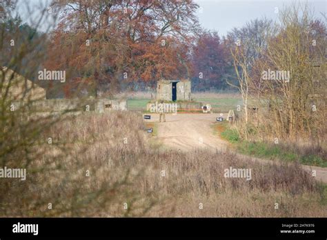 a British army training camp for military exercises, Wiltshire UK Stock ...