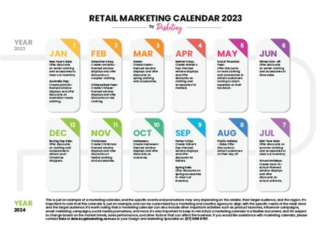 Retail Marketing Calendar Example 2024 - Brena Clareta