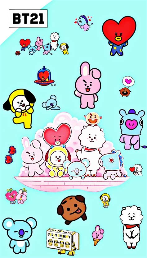 Cute BT21 Wallpapers - Top Free Cute BT21 Backgrounds - WallpaperAccess