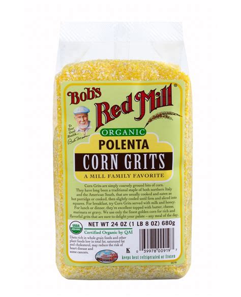 Organic Yellow Corn Polenta | Bobs red mill gluten free, Corn grits, Bobs red mill