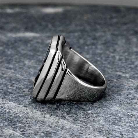 Lightning Bolt Sterling Silver Ring