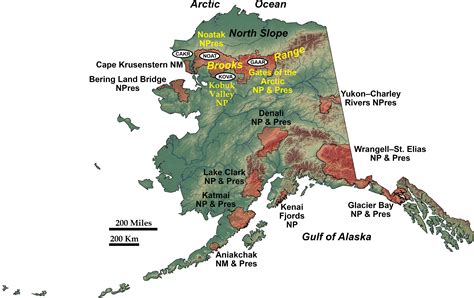 Brooks Mountain Range Map