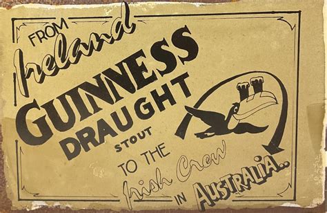 GUINNESS DRAUGHT- FROM IRELAND – Rusty Tin Signs