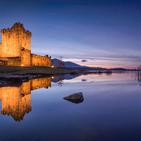 Ross Castle At Sunset Wall Art | Photography