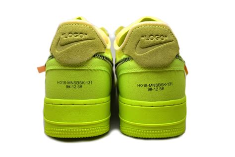 Nike Air Force 1 Low Off-White Volt – PRSTG SHOP