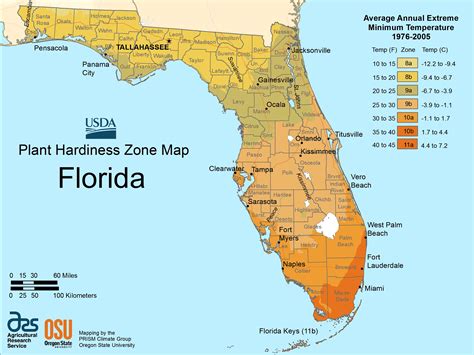 Map Downloads | Usda Plant Hardiness Zone Map - Florida Growing Zones Map | Printable Maps