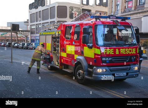 Blackpool, Lancashire, UK Fire & Rescue Emergency response team Stock Photo: 93107272 - Alamy