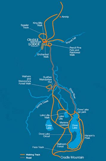 Location & Map - Cradle Mountain Lodge