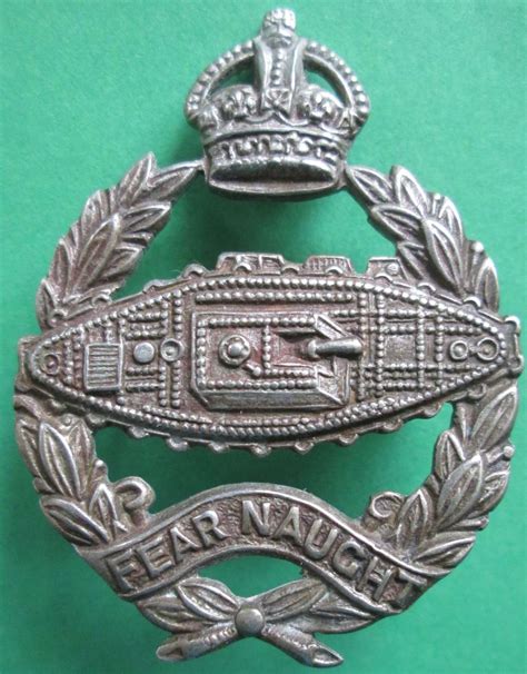 ROYAL TANK REGIMENT CAP BADGE