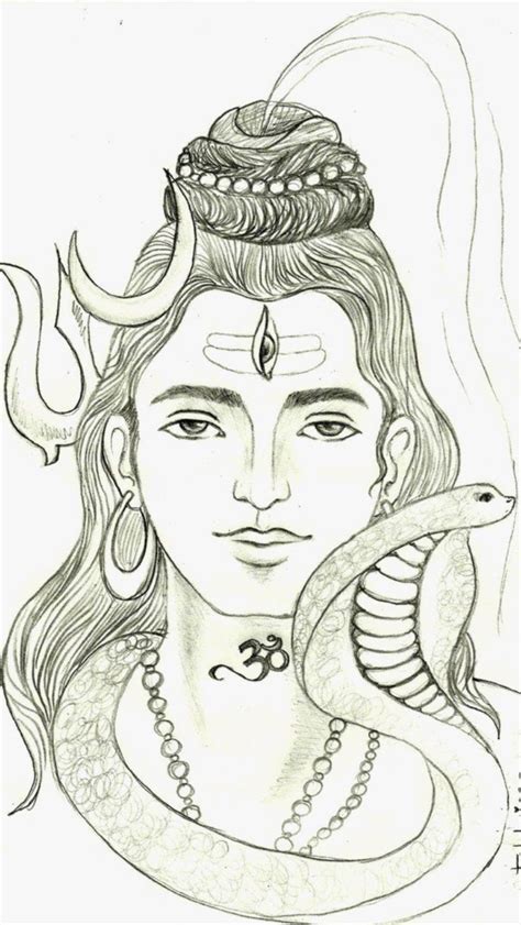 lord Shiva in 2023 | Shiva sketch, Shiva art, Art drawings sketches simple