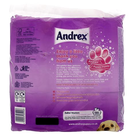 Andrex Puppies Gentle Clean 9 Rolls Online at Best Price | Toilet Rolls | Lulu KSA