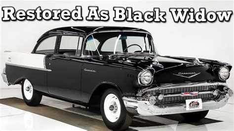 1957 Chevrolet 150 Black Widow for sale at Volo Auto Museum (V20846) - YouTube