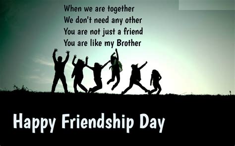 Happy Friendship Day Quotes For Brother - ShortQuotes.cc