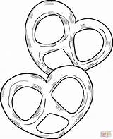 Pretzel Coloring Pages  Home sketch template
