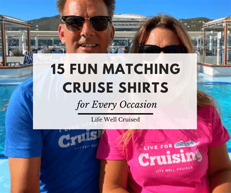 15 Matching Cruise Shirts for Families, Couples & Groups - Life Well Cruised