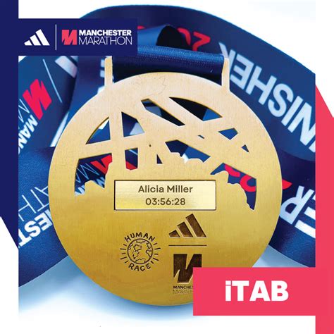 iTab - customise your medal! - Manchester Marathon