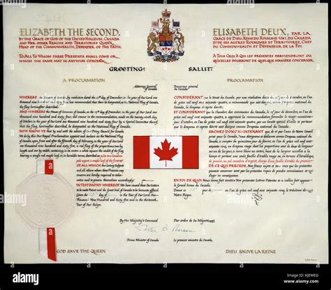 Canada flag 1965 hi-res stock photography and images - Alamy