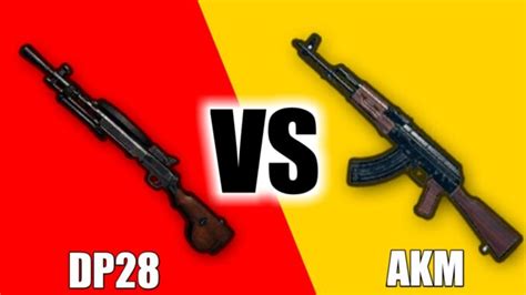 Pubg Mobile: DP28 vs AKM | Which is Better gun in Pubg