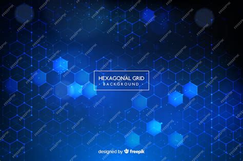 Free Vector | Hexagonal grid background