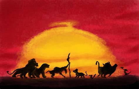 Sunrise Lion King by DoubleTroouble on DeviantArt