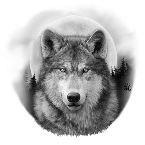 BlindDog | Wolf and moon tattoo, Wolf tattoos, Wolf tattoo sleeve