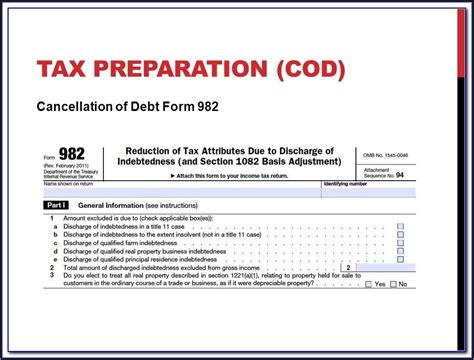 Debt Forgiveness Irs Form 982 - Form : Resume Examples #xJKEkgw8rk